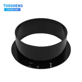 直法兰系列ABS塑料新风交换机风管连接口空调风口出风口排风送风