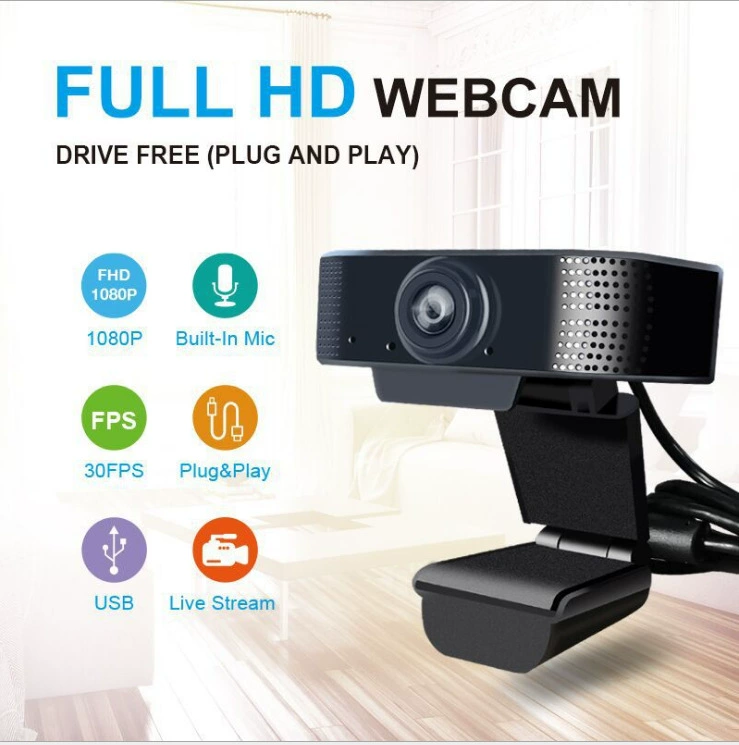 Conference USB Webcam, HD 1080p driver-free plug-and-play network camera