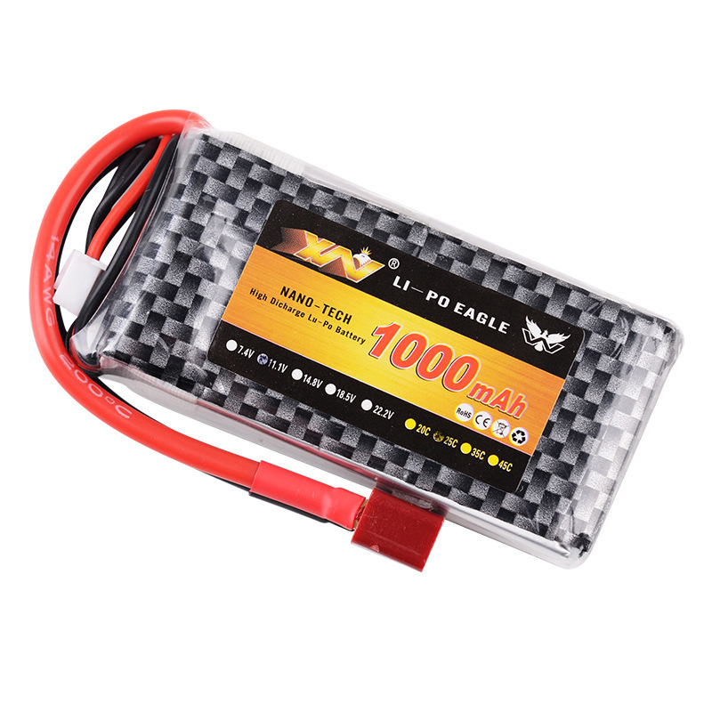 Eagle King A-Grade 1000Mah 11.1V 3S Lithium Battery for Model Aircraft, Drones, Car Models, Helicopters, and Fixed-Wing Aircraft Eagle King A-Grade 1000Mah 11.1V 3S Lithium Battery for Model Aircraft, Drones, Car Models, Helicopters, and Fixed-Wing Aircraft