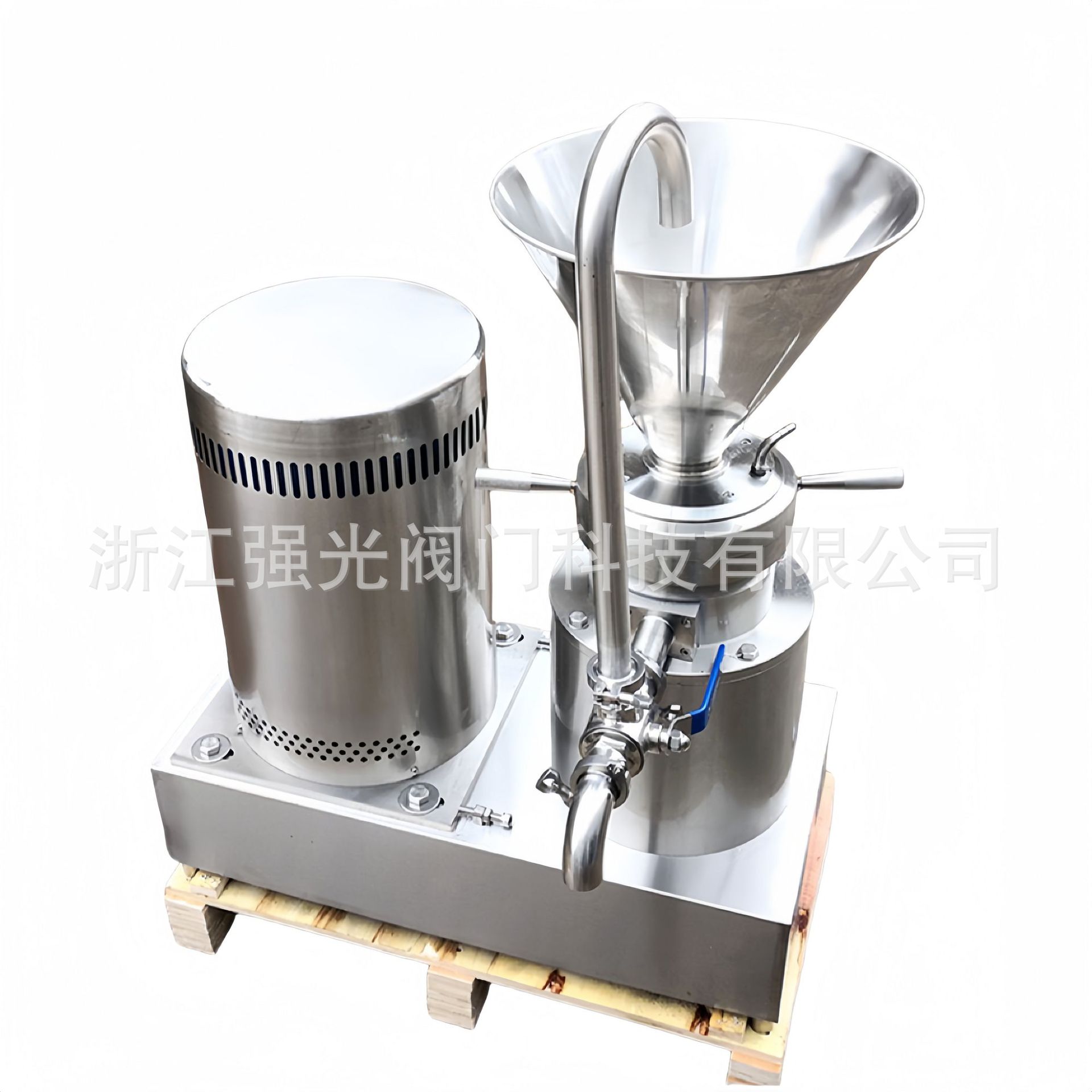 卫生级食品级整体不锈钢花生酱分体式胶体磨胶体磨机胶磨机研磨机
