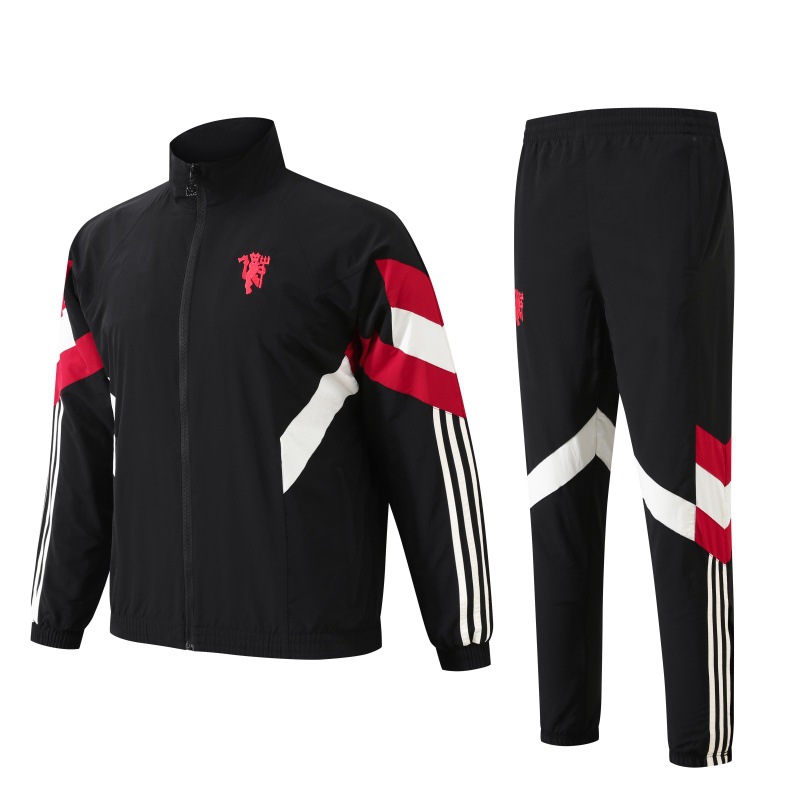 Manchester United 2024 chaqueta de trébol retro primavera / otoño set