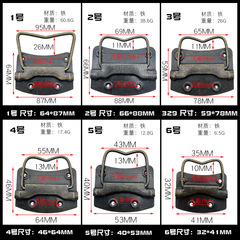 鐵摺疊木箱航空箱活動拉手箱包箱子仿古拉環小提手工業設備箱配件