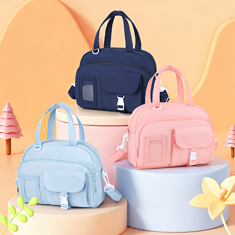 Bolsa de moda japonesa y coreana, bolso de hombro de secundaria secundaria, mochila de gran capacidad, bolso de dulces, bolso de mano.