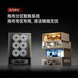 适用追.觅Matrix10 Ultra智能换拖布分区清洁扫地机器人洗烘一体