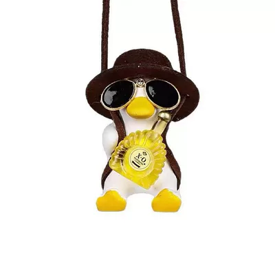 Car hanging, Duck Car Pendant Swing Car Rearview - xo-bottle-duck