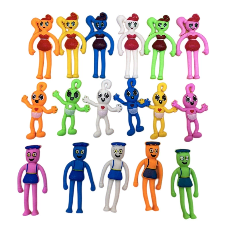 Amazon Little Man Poppy Minion Le La La Fun Decompression Vent TPR Factory Wholesale Christmas Buns Pinch Fun