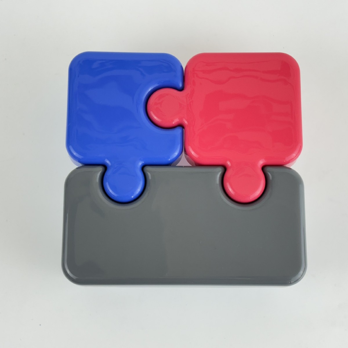 Puzzle Puzzle Lunch Box Children's Portable Take-out Fruit Box Baby Snack Storage Box