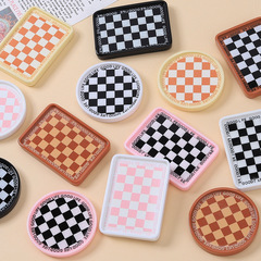 カラー棋盤格創意手作りdiy自作置物アクセサリークリーム樹脂部品材料卸売り