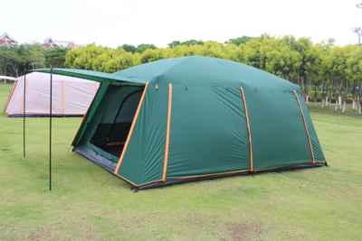 Avtomobil dam çadırları – people 8-12 people sunscreen rainproof - dark-green-all-inclusive-pu-glue-large-size-8-12-people-430305200