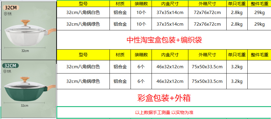 八角锅不粘锅家用炒锅平底炒菜锅不沾锅电磁炉专用燃气灶麦饭石锅详情1