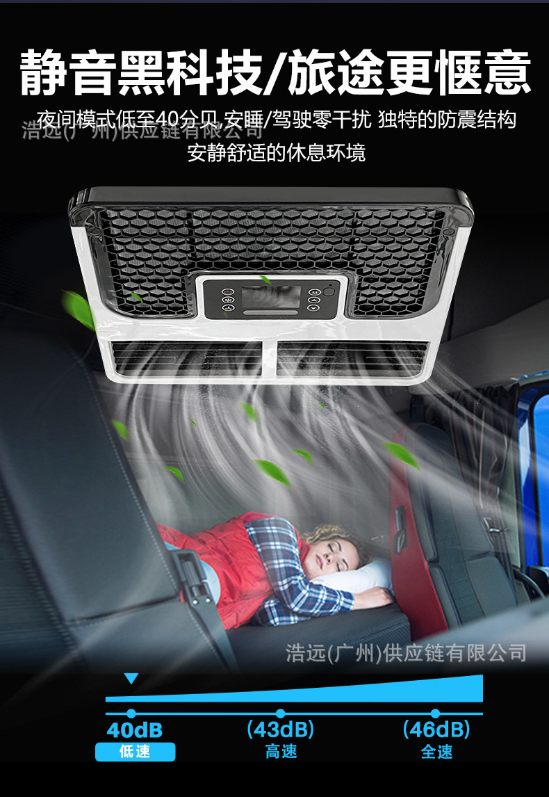 Manufacturer's New Model of Integrated Electric Car Air Conditioner, 12V/24V Variable Frequency, Suitable for Rvs, Campers, and Trucks
