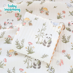 Baby Bag Class A Pure Cotton Newborns Autumn and Winter Outgoing Holding Quilt Large Size Breathable Sweat-Absorbing Children's Nap Cover Blanket