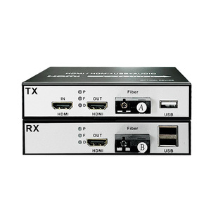 HDMI video optical transceiver audio and video optical fiber extender HDMI USB with ring out audio HD converter