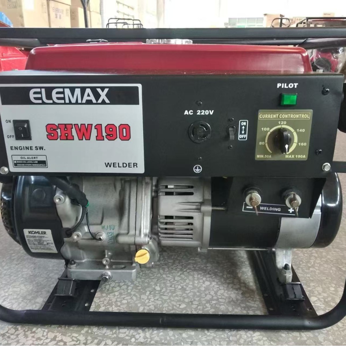 SHW190泽藤汽油发电电焊机   SHW190H泽藤汽油发电电焊机手启动