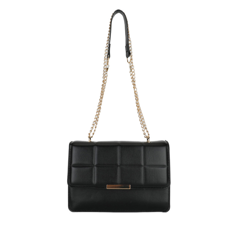 Bolsa de casca dura de cuadrilátero de cadena sólida, bolso cuadrado de damas de este año, bolso de hombro de moda de textura, bolso de mochila casual