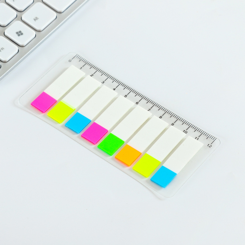 Morandi etiqueta de índice translúcida personalizada estudiantes de aprendizaje clave etiqueta etiqueta de instrucción de clasificación pet post-it