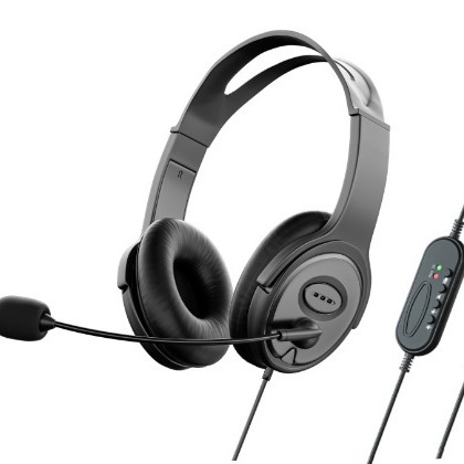 Factory Direct computer headset wholesale headset voice game headset with microphone braided wire sound quality headset headset
