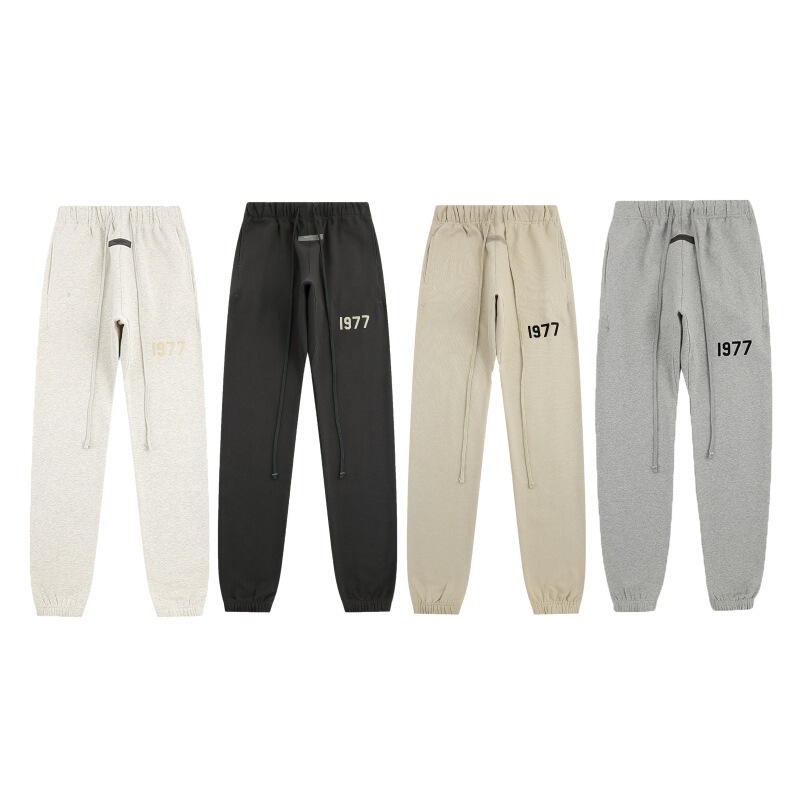 ESSENTIALS double line FOG 1977 digital flocking fleece-lined casual pants pants sports pants toe pants winter