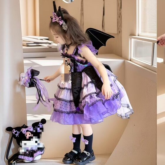 Girls' Summer dress Western-style Children's Sling Lolita Princess Dress Girls' Birthday suit Culomi Skirt