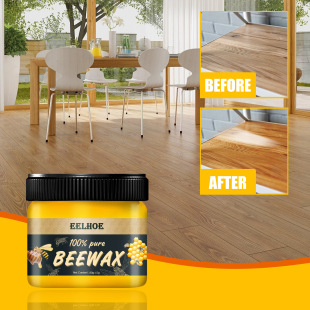 Eelhoe Natural Beeswax Furniture Care Polishing Waterproof Anti-Dry Cracking Brightening Wooden Floor Maintenance Beeswax