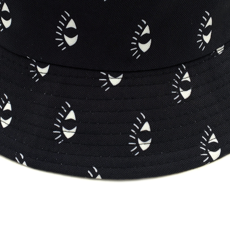 Unisex Hip-hop Geometric Eye Flat Eaves Bucket Hat display picture 3