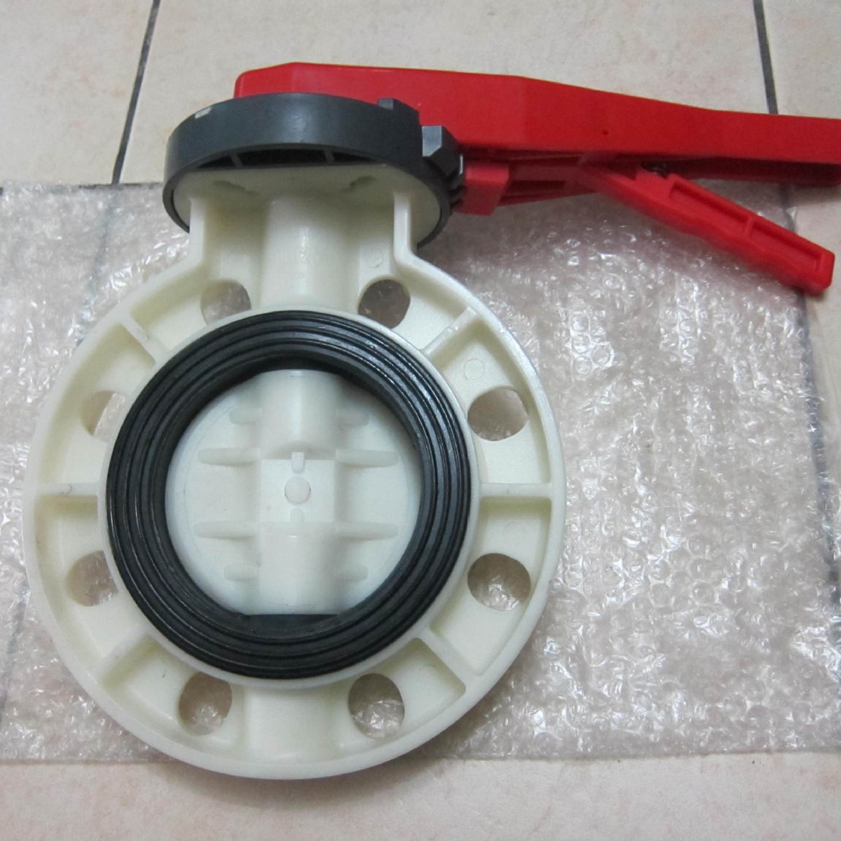 供应FRPP 聚丙烯 耐高温手柄蝶阀  DN100  D71X-10S  120元一台