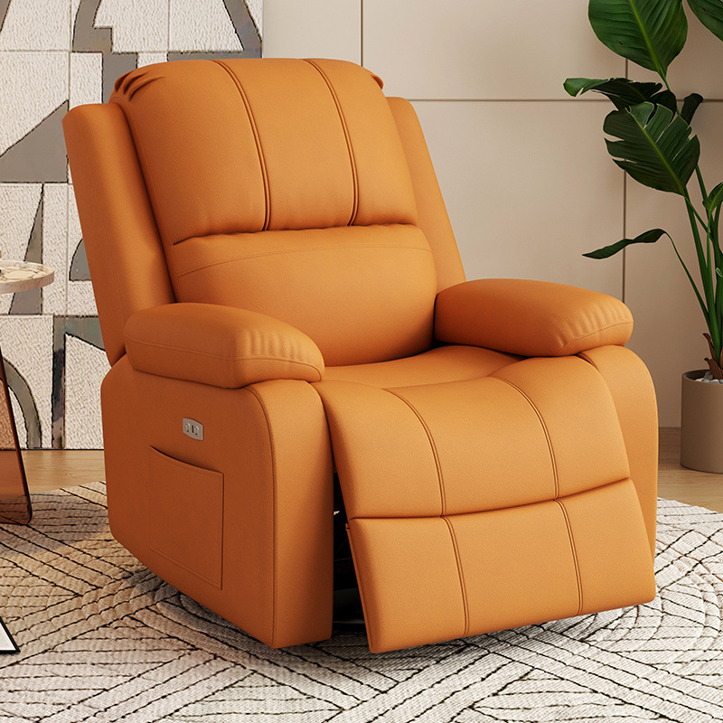 Sofá espacial de primera clase sala de estar doméstica manicuría belleza multifuncional se puede acostar masaje eléctrico mecedor perezoso
