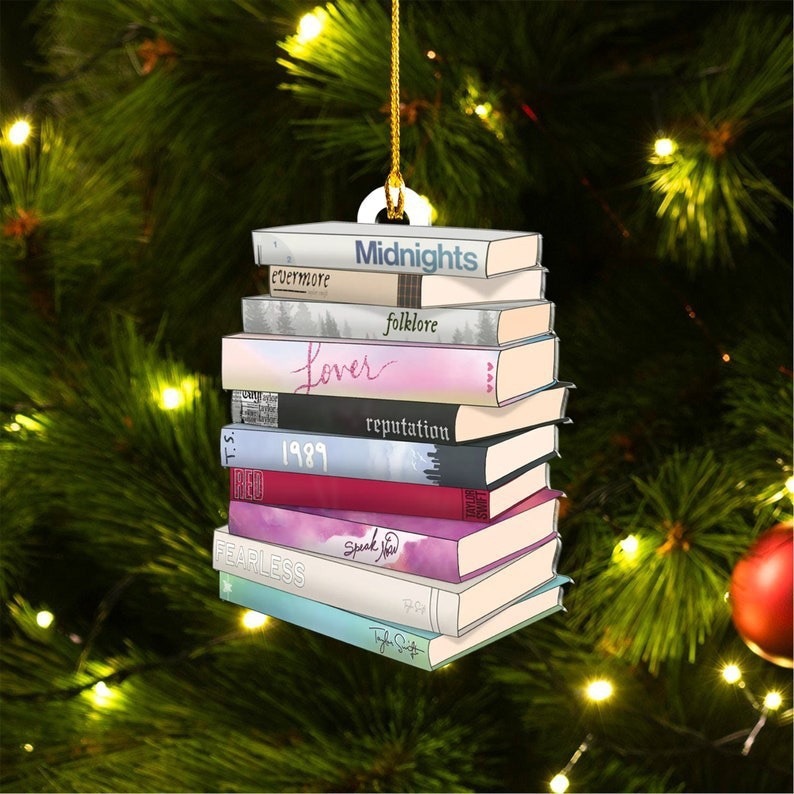 国境を越えた新しいBookクリスマスツリーOrnamentストラップアクリル装飾品ストラップ|undefined