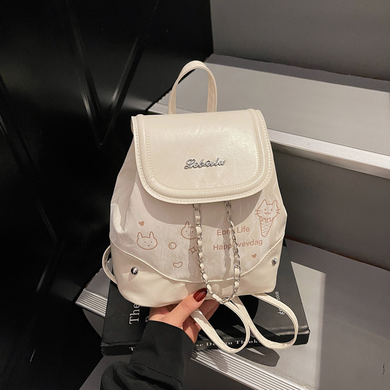 Cross-border 2025 nueva exquisita mochila pequeña mochila mochila de viaje de nicho de mujer mochila de viaje