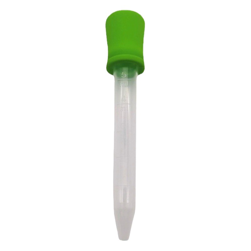 Multifunctional 5ml Baby Baby Drug Feeder Silicone Dropper Children's Anti-choking Feeding Rubber Head Drug Feeding Dropper