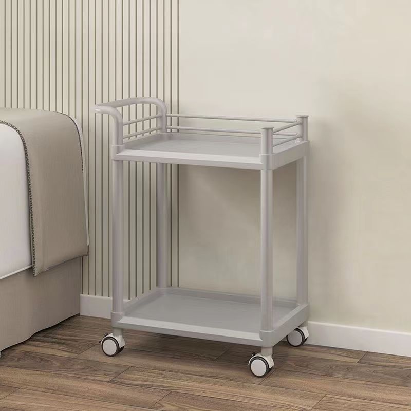 Elegance Grey (nueva mejora y espesado) - carro de dos pisos (con poleas + sin cajones)