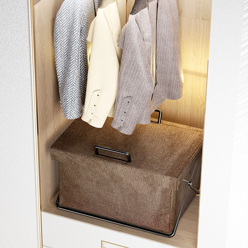 Dormitorio armario cesta de almacenamiento hogar cajón de tela plegable cesta de almacenamiento ropa interior pantalones ropa plegable caja de almacenamiento