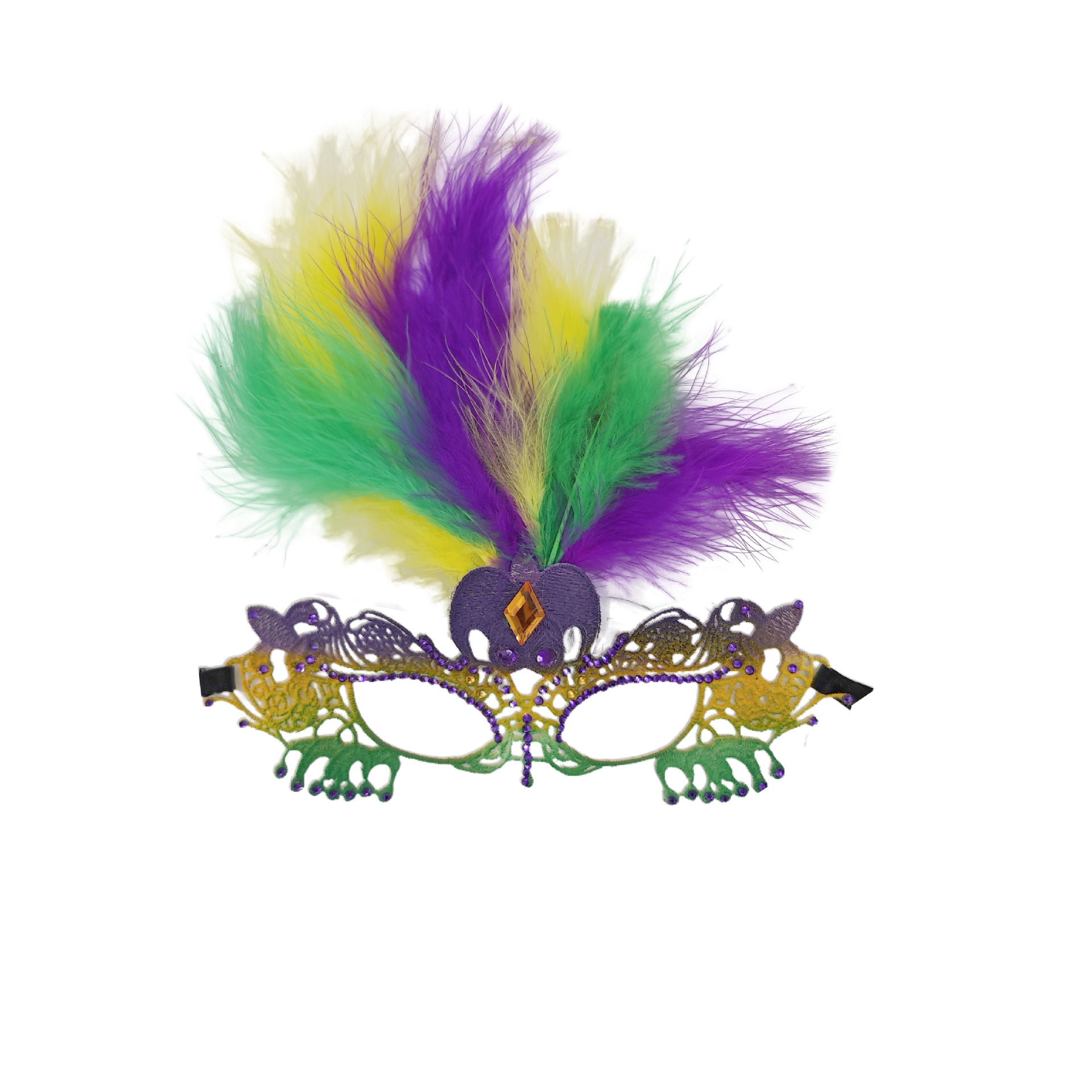 Máscara de carnaval esquinilla máscara de mitad de cara espectáculo de baile del vientre disfraz mariposa discoteca escenario cuentas tocado banda