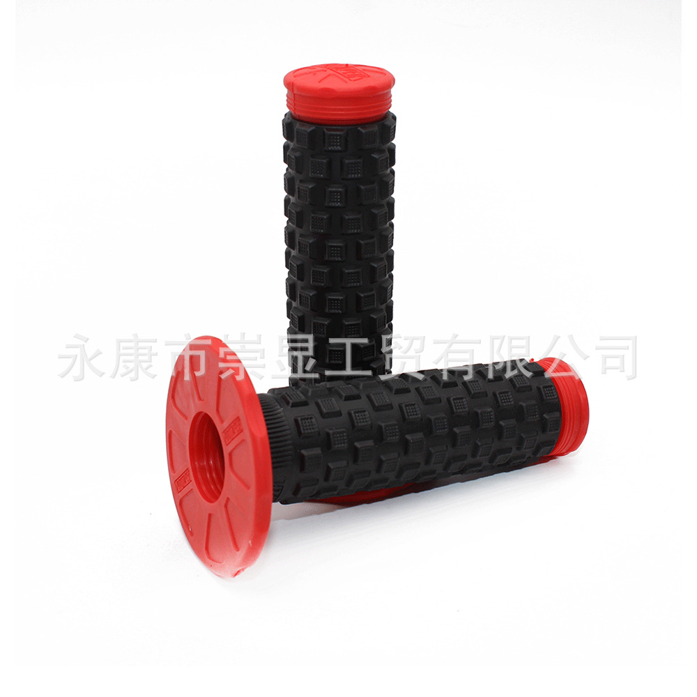 Off-Road Motorcycle Modified Pro Handlebar Grips, Universal Non-Slip Soft Rubber Handlebar Grips, Throttle Grip Cover Accessories