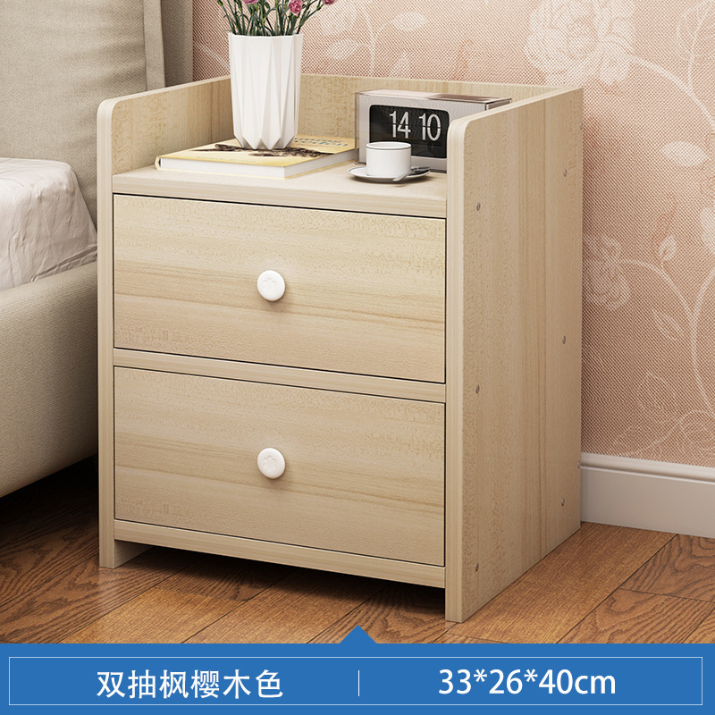 Mesita de noche, estante pequeño minimalista moderno, dormitorio principal simple, nuevo armario de almacenamiento, pequeño armario junto a la cama