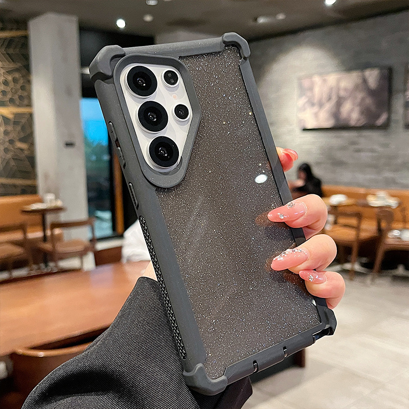 クロスボーダーのフラッシュパウダーの磁気吸殻はサムスンs 25の磁気吸い込み防止の携帯電話のs 24ultra/s 23を適用します。|undefined