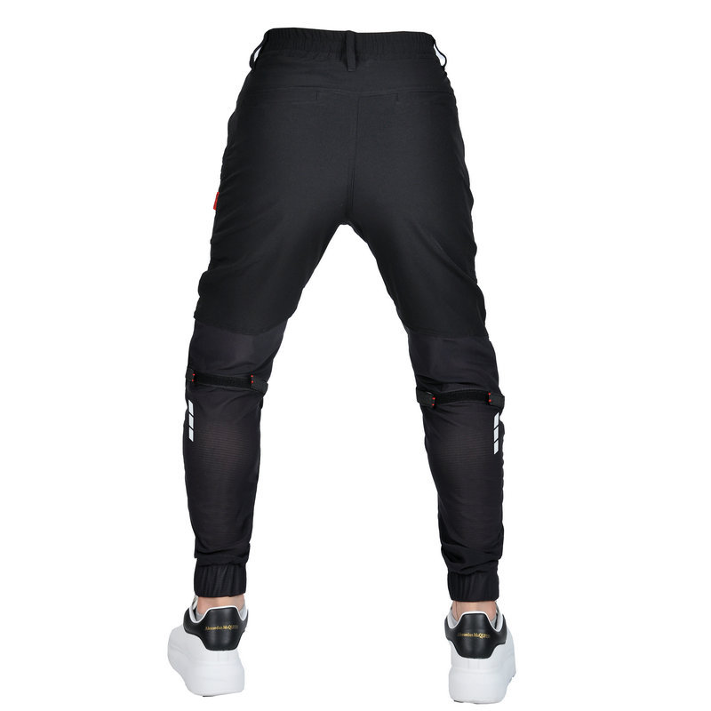 VOLERO motocicleta pantalones de ciclismo de verano para hombres y mujeres flujo de aire bidireccional transpirable a prueba de viento cálido mono de motocicleta resistente a la caída