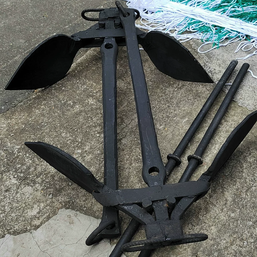 Гуанчжоу веревочная сетка обработана на заказ якорь с железным якорем с двойным зубом