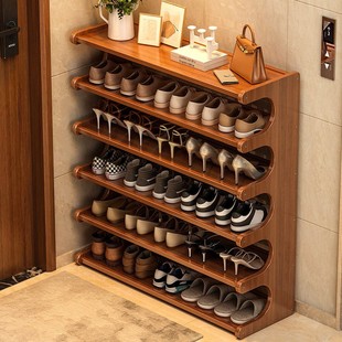 Shoe Rack Multi-Layer Home Door Outdoor Simple Indoor Small Narrow Shoe Cabinet Dust-Proof Rental House New 2025 Hot Model