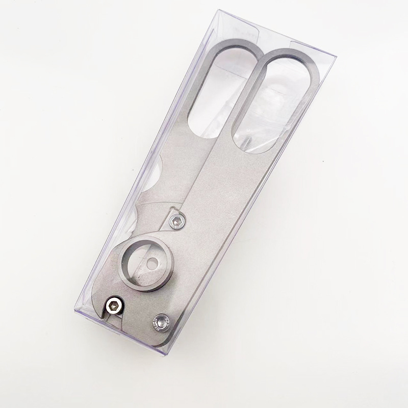 Tijeras de corte de cambio rápido pelador multifunción de acero inoxidable para la cabeza de cuero del club tijeras de referencia profesionales