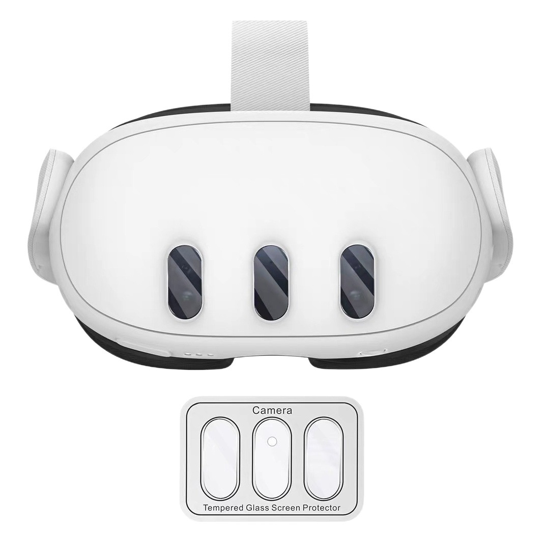 Aplicable meta oculus quest3 adhesivo protector de película templado adhesivo protector de lente de ojo de águila de metal HD anti-rayado