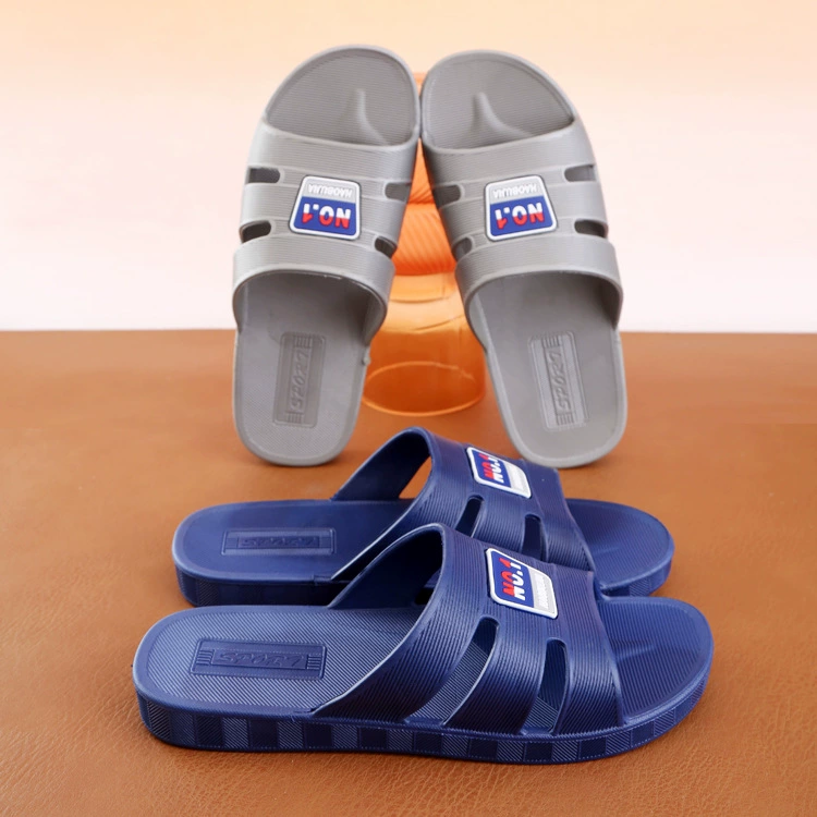 Гостиничные тапочки мужские летние купание в ванной комнате мягкие подошвы противоскользящие пластиковые домашние холодные тапочки летняя домашняя защита от запаха