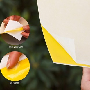 J8 Fly Yellow Board Vegetable Field Insect Trap Board Orchard Fruit Household Double-Sided Small Black Fly Yellow Insect Trap Board Fruit G3