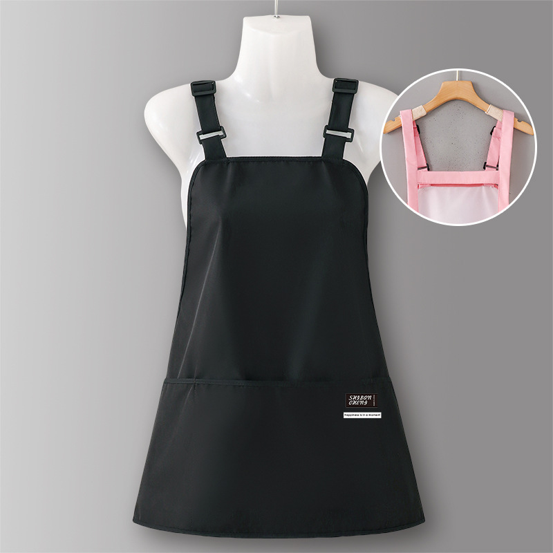 Delantal cocina hogar 2025 nuevo estilo a prueba de aceite e impermeable barista para trabajar ropa de trabajo para mujeres
