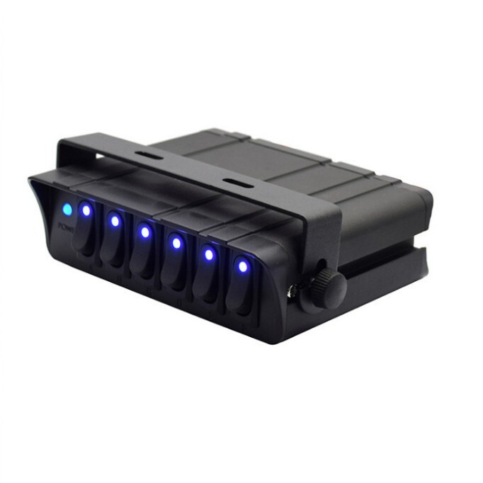 in stock supply 6-key panel switch cross-border new ship accessories 6-position rocker switch combination yacht caravan