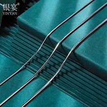 925���y40cm�߹��Ů45���׶̿�Ůʿ�i��18K�׽��i���朳�