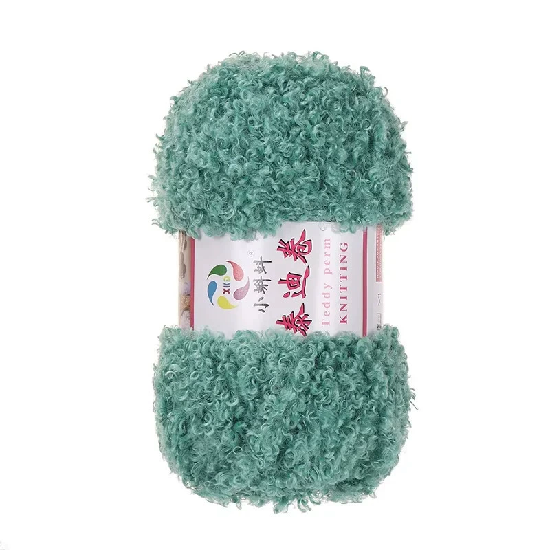 Кати Teddy Rolling Wool Warbur twisted basket Teddy dog special line Korean blog lord three DIY handmade hook needles