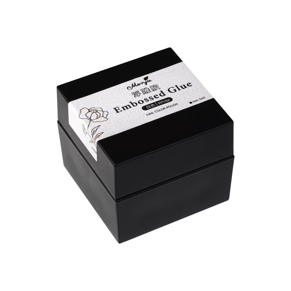 Pegamento de alivio de uñas de estilo japonés pegamento de fototerapia pintura línea de dibujo espejo de alivio tridimensional de plata dorada pegamento de esmalte de uñas al por mayor