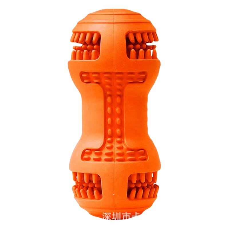 Juguete para perros martillo de goma limpieza dental palo mordedor con fuga de comida juguete educativo al por mayor