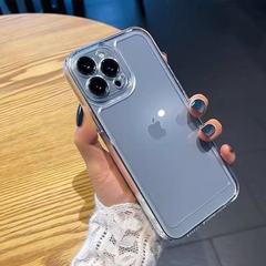 シンプルな宇宙シェル型ケース、Apple 17 Pro Max、iPhone 16、透明、14、耐衝撃、15対応、フルカバー